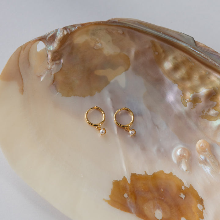 Argollas Mizu Perla Natural